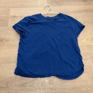 Uniqlo Cotton Casual Blue T-Shirt